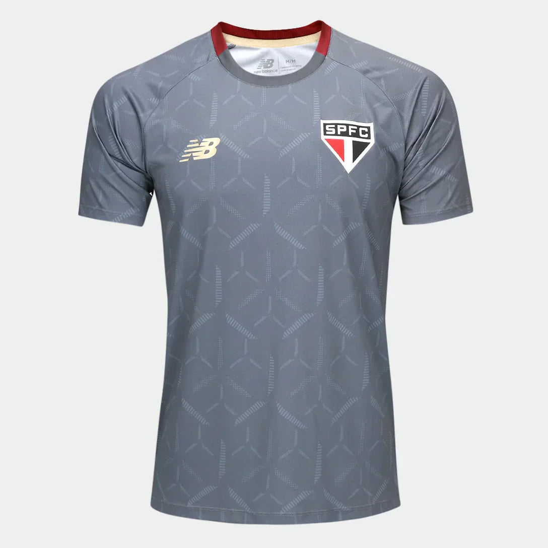 Camisa São Paulo 25/26 Treino New Balance Masculina - Cinza